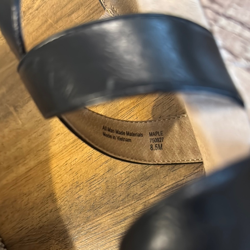 LifeStride soft system Black Strappy Wedge Sandals - Picture 8 of 11
